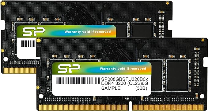 メモリモジュール 260pin DDR4-3200 PC4-25600 CL22 1.2V Non-ECC SODIMM 8GB×2枚組