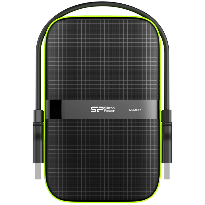 【耐衝撃 生活防水】USB3.0/2.0対応 Armor A60 ポータブルHDD 2TB