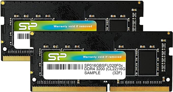 メモリモジュール 260pin DDR4-3200 PC4-25600 CL22 1.2V Non-ECC SODIMM 16GB×2枚組