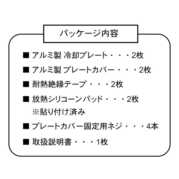 SamsungSSDオプション：セパレートヒートシンク