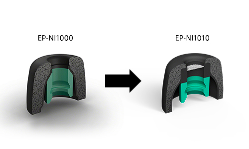 ノイズアイソレーションイヤーピース Mサイズ
