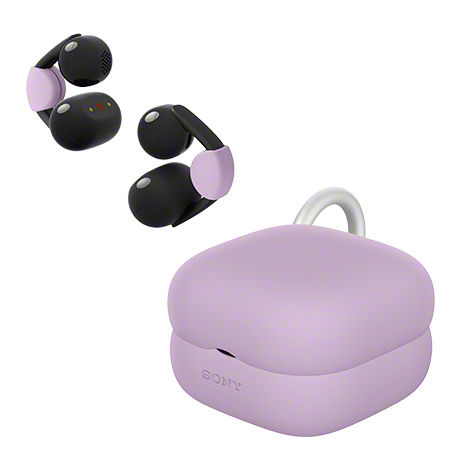 LinkBuds Clip用ケースカバー ラベンダー