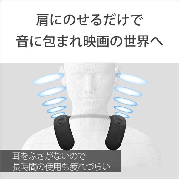 ワイヤレスネックバンドスピーカー