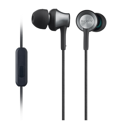 スマートフォン対応密閉型インイヤーレシーバー ブラスブラック