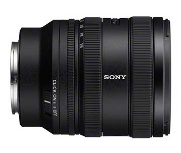 Eマウント交換レンズ FE 16-25mm F2.8 G