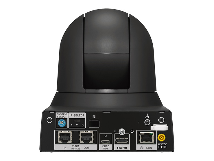 旋回型4Kカラービデオカメラ SRG-X40UH ブラック