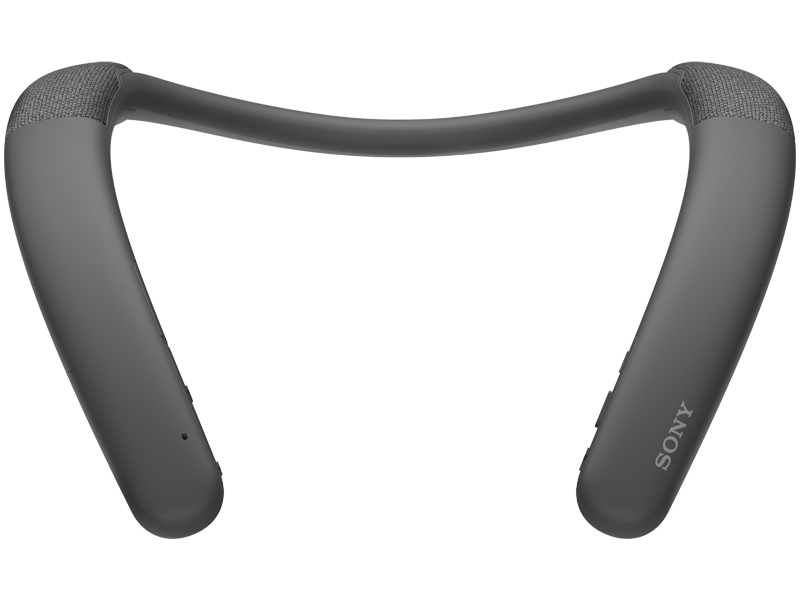 ワイヤレスネックバンドスピーカー チャコールグレー