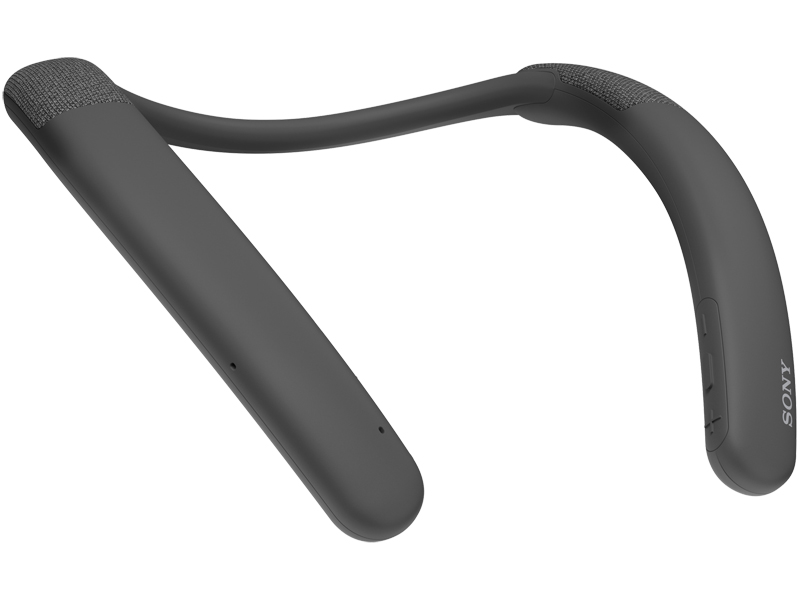 ワイヤレスネックバンドスピーカー チャコールグレー