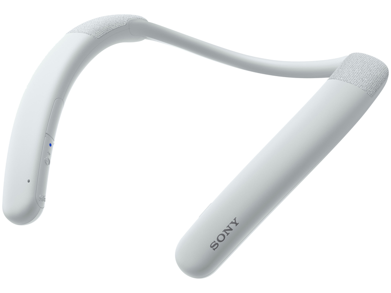 ワイヤレスネックバンドスピーカー ホワイト