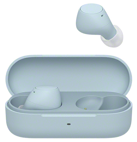 ワイヤレスステレオヘッドセット ブルー（左右独立型ワイヤレス）