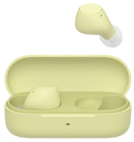 ワイヤレスステレオヘッドセット イエロー（左右独立型ワイヤレス）