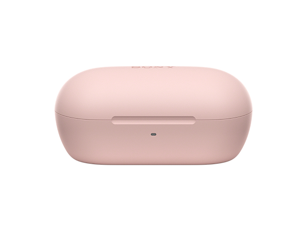 ワイヤレスノイズキャンセリングステレオヘッドセット ピンク(左右独立型ワイヤレス)