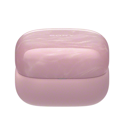 ワイヤレスノイズキャンセリングステレオヘッドセット ピンク（左右独立型ワイヤレス）