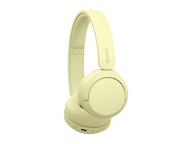 ワイヤレスステレオヘッドセット イエロー