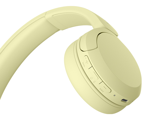 ワイヤレスステレオヘッドセット イエロー