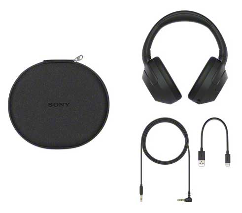 ワイヤレスノイズキャンセリングステレオヘッドセット ブラック