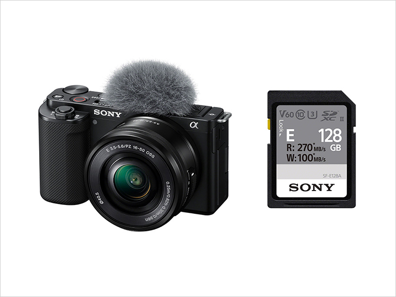 ZV-E10L ｽﾀｰﾀｰｾｯﾄ(ｶﾒﾗ：ﾌﾞﾗｯｸ)