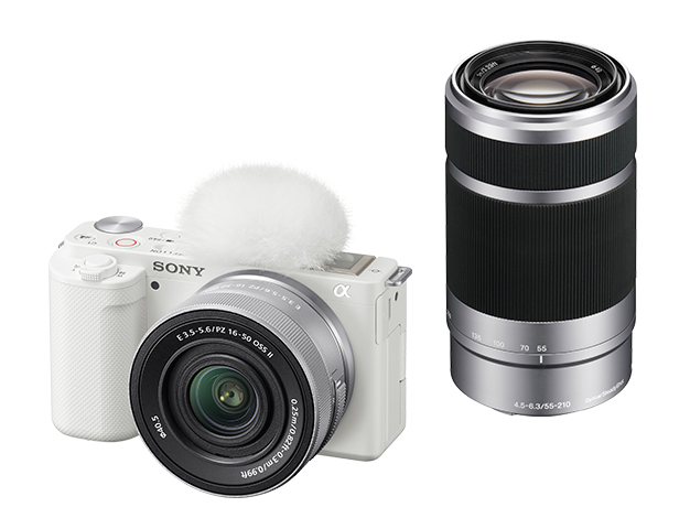 デジタル一眼カメラ α VLOGCAM ZV-E10 ダブルズームレンズキット ホワイト