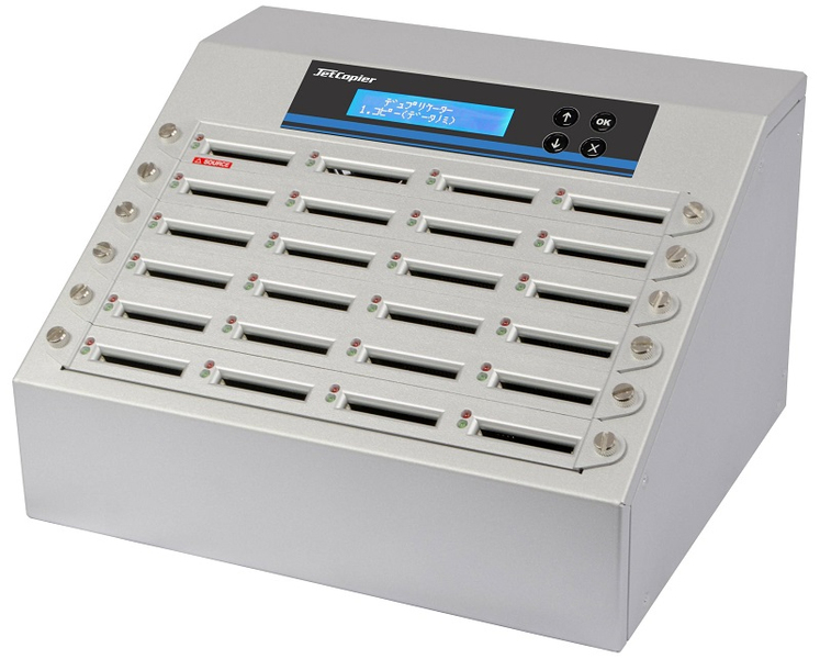 1：23 CFカードデュプリケータ コピー＆消去機 ログ機能付