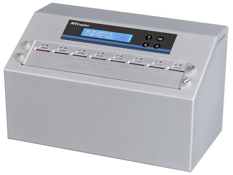 高速 1：7 SD/MicroSDカード コピー＆消去機 ログ機能付