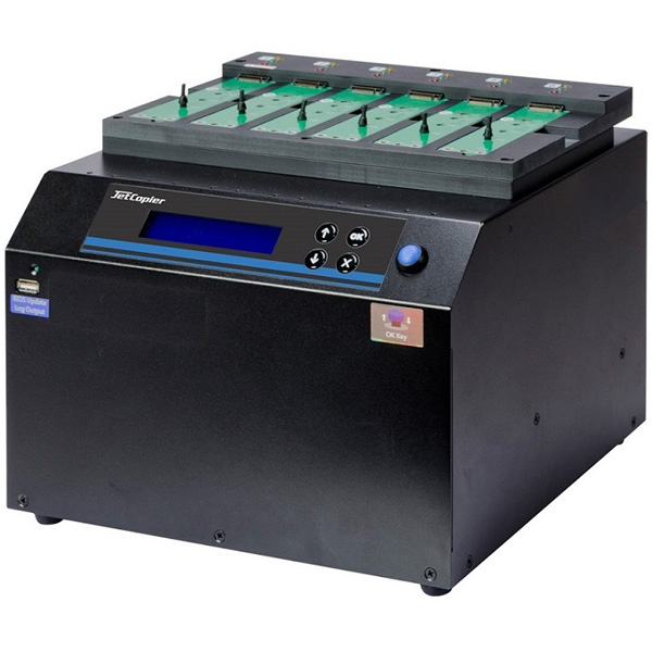 1：5 M.2/U.2 SSDデュプリケータ コピー＆消去、ログ機能付、高速