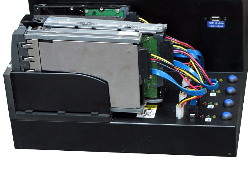 マウンタ付HDD接続画像