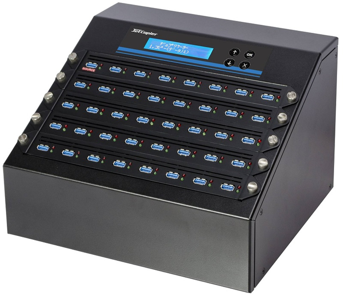 1：39 USB3.1メモリデュプリケータ コピー＆消去機 ログ機能付