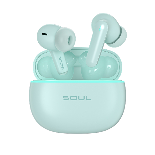 完全ワイヤレスイヤホン S-LIVE50 ミントグリーン