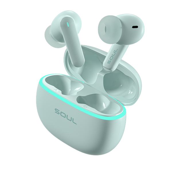 完全ワイヤレスイヤホン S-LIVE50 ミントグリーン