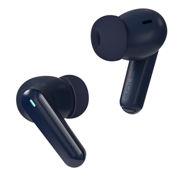 完全ワイヤレスイヤホン S-LIVE50 ネイビーブルー