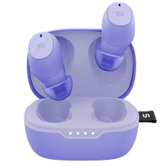 完全ワイヤレスイヤホン S-MICRO20 ラベンダー
