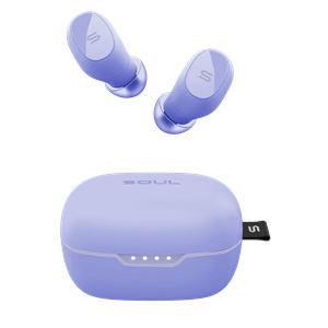 完全ワイヤレスイヤホン S-MICRO20 ラベンダー