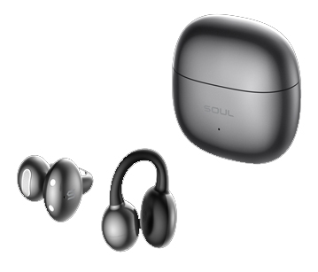 S-LIVE CLIP BLACK オープンイヤークリップワイヤレスイヤホン