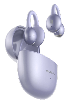 S-LIVE CLIP PURPLE オープンイヤークリップワイヤレスイヤホン