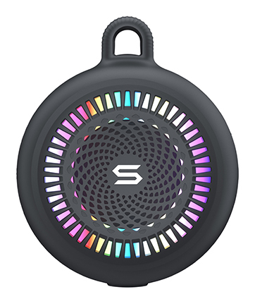 ポータブルワイヤレススピーカー S-STORM JOY BLACK 5W 防水 LED