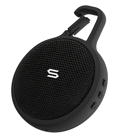 ポータブルワイヤレススピーカー S-STORM MINI BLACK 5W 防水 超小型