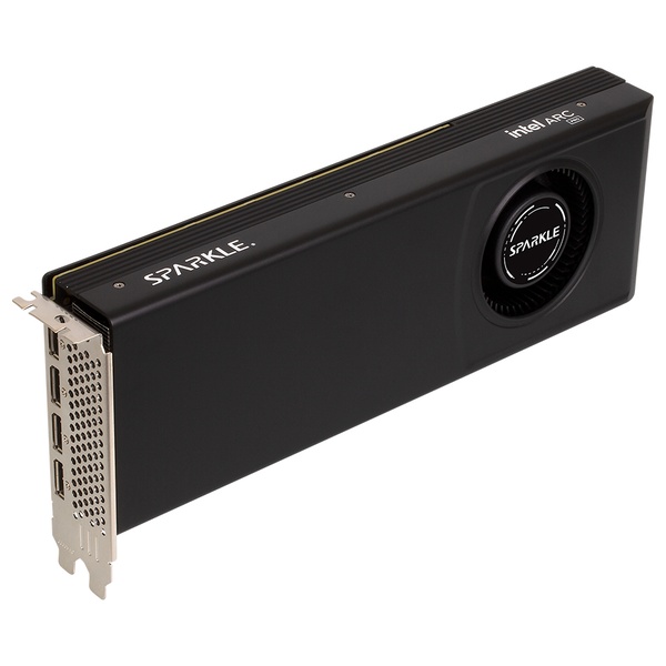 SPARKLE Intel Arc Pro B60 Blower/グラフィックスボード/AI作業向け/ブロワーファンモデル/24GB GDDR6/DP 2.1×4/2スロット設計