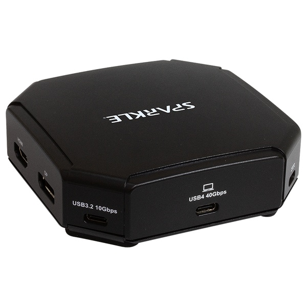 SPARKLE USB4 TRAVEL DOCK/USB4.0((Type-C)最大85W高速供電)x1/最大40Gbps のデータ転送速度