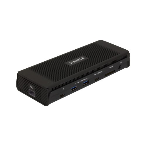 SPARKLE Office Dock Pro Plus/12-in-1ドッキングステーション/Thunderbolt 4接続/USB PD(80W)対応/最大8Kの映像出力に対応/2.5Gb LAN/SDカード対応/Mac・Windows両対応