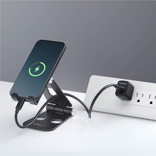 USB充電器/1ポートUSB-C/最大30W/20V/PD対応/GaN/ブラック/急速充電 Type-C 電源アダプター