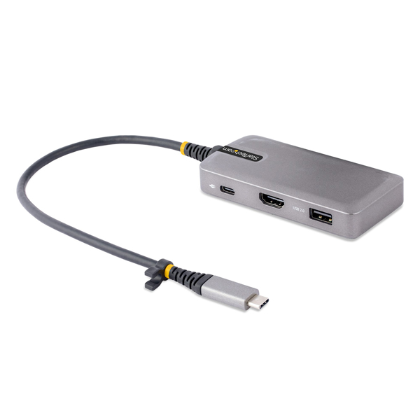 マルチポートアダプター/USB-C接続/シングルモニター/4K60HzHDMI/100WUSBPDパススルー/3xUSB3.0ハブ