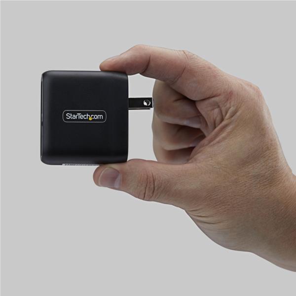 USB充電器/1ポートUSB-C/最大65W/PD対応/GaN採用/ブラック/急速充電 Type-C 電源アダプター