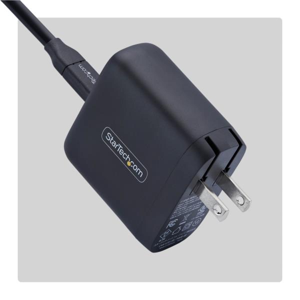 USB充電器/2ポートUSB Type-C+A/合計37W/PD対応/ブラック/急速充電 Type-C 電源アダプター
