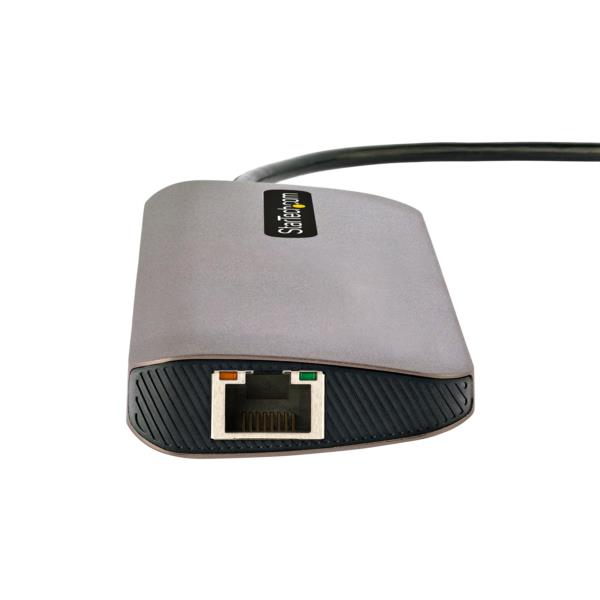 マルチポートアダプター/USBType-C接続/シングルモニター/4K60HzHDMI/100WUSBPD/3xUSB-A(5Gbps)ハブ/GbE