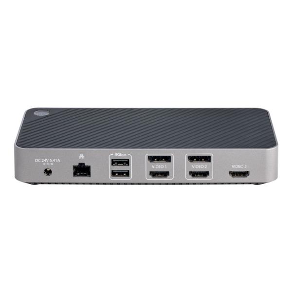 ドッキングステーション/USB-C/3画面/4K HDMI/DP/100W/5x USB/LAN/多機能Type-Cハブ