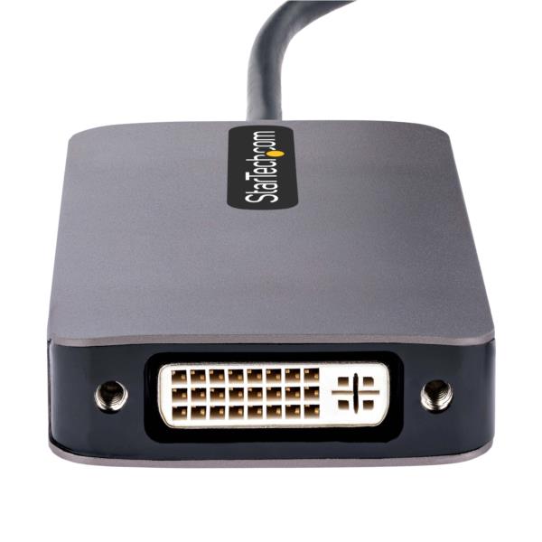 ディスプレイアダプター/USBType-C接続/シングルモニター/4K60HzHDMI/DVI/VGA/Thunderbolt3&4/各種OS対応/3-in-1USBType-Cマルチポートビデオ変換アダプター