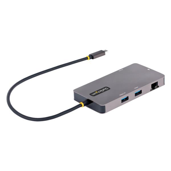 マルチポートアダプター/USBType-C接続/デュアルモニター/4K60HzHDMI/100WUSBPD/2xUSB-Aハブ(5Gbps)/GbE