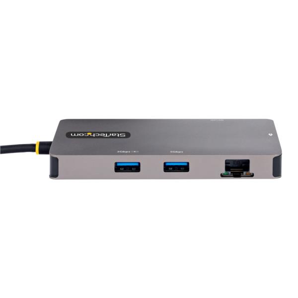 マルチポートアダプター/USBType-C接続/デュアルモニター/4K60HzHDMI/100WUSBPD/2xUSB-Aハブ(5Gbps)/GbE