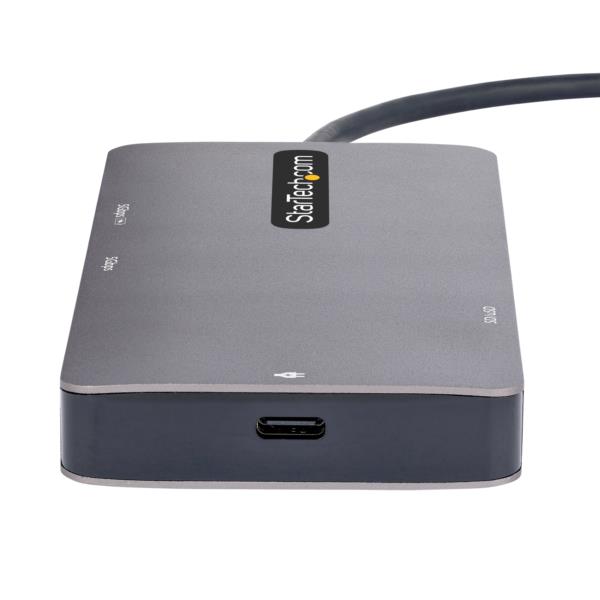 マルチポートアダプター/USBType-C接続/デュアルモニター/4K60HzHDMI/100WUSBPD/2xUSB-Aハブ(5Gbps)/GbE