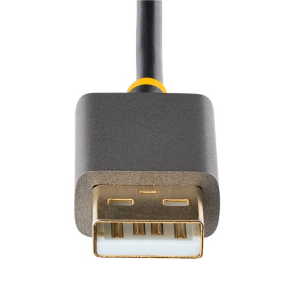 ディスプレイ変換ケーブル/HDMI2.0-DisplayPort1.2/30cm/4K60Hz/アクティブ変換/USBバスパワー/HDR対応ディスプレイアダプター/PCのHDMIソースをDPモニターに出力